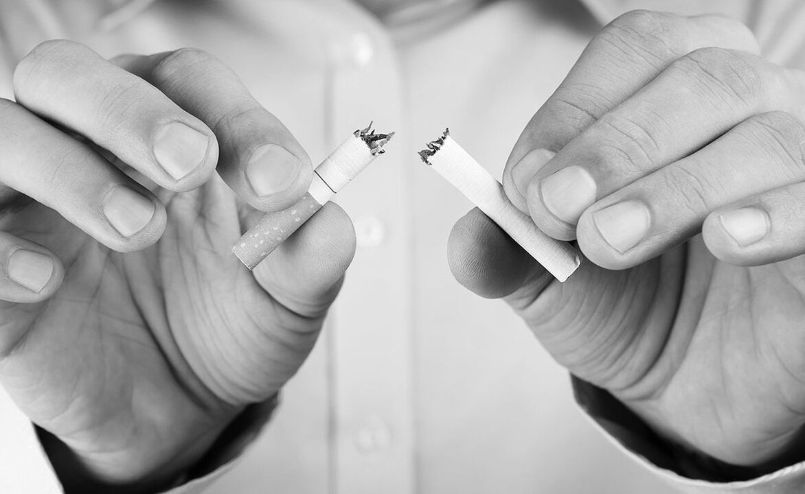 Quit smoking when prostatitis