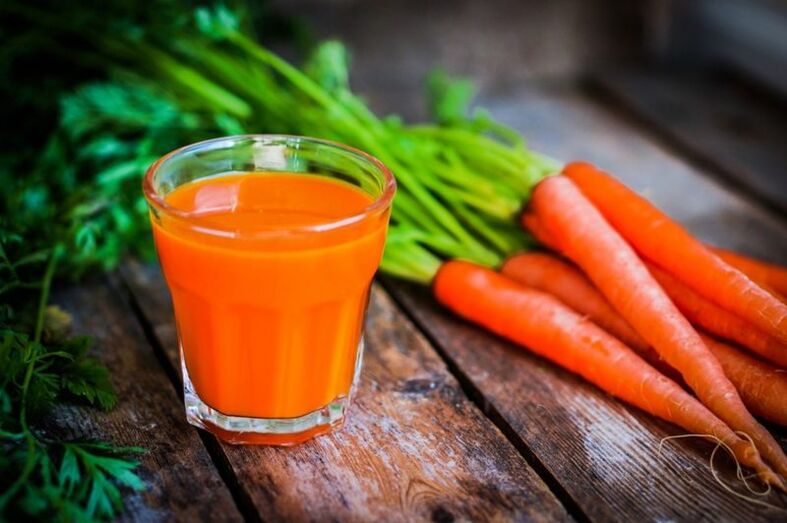 carrot juice cure prostatitis